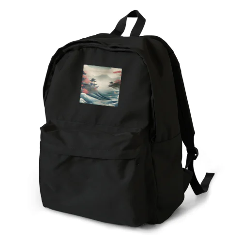 日本建築と海 Backpack