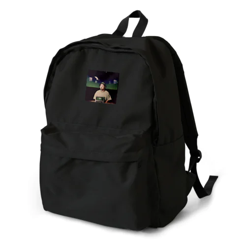 computer lover rapper Backpack