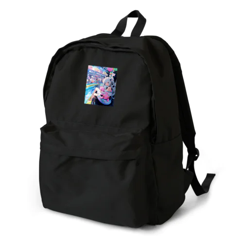 シ一バラダイスで遊ぼう　クニちゃん　2496 Backpack