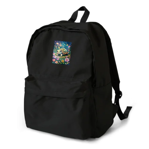 花とカメ Backpack