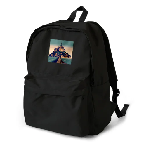 モン・サン・ミシェル（pixel art） Backpack