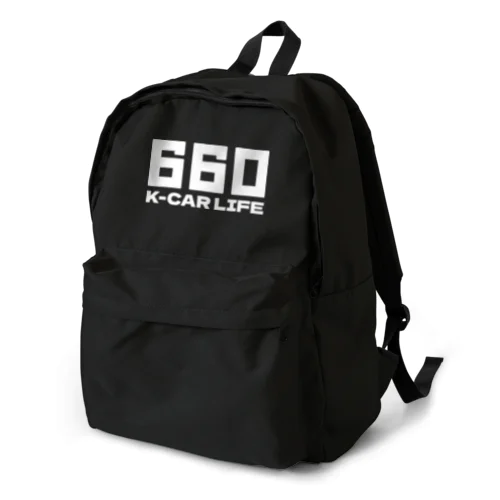 660軽カーライフ 軽自動車 ホワイト Backpack