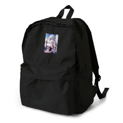 日本刀をもった美少女 Backpack