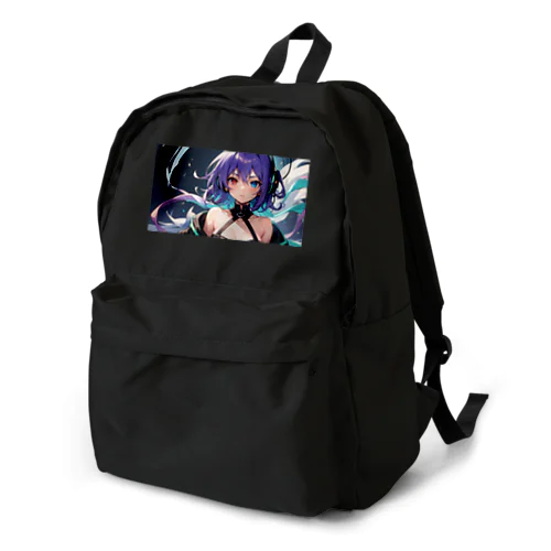 紫髪のオッドアイ美少女 Backpack