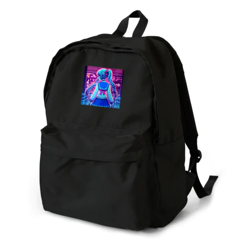 ネオンな女の子 Backpack