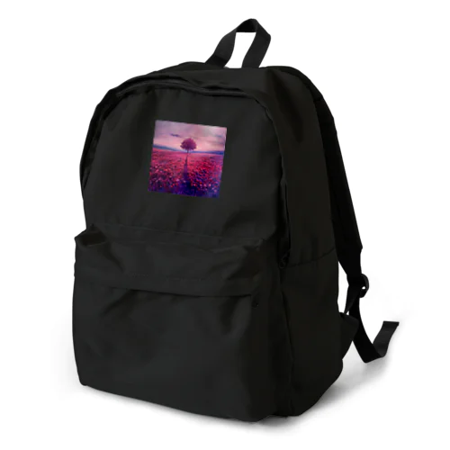 深紅の夕焼けに染まる風景　BLUE PLUM  691 Backpack