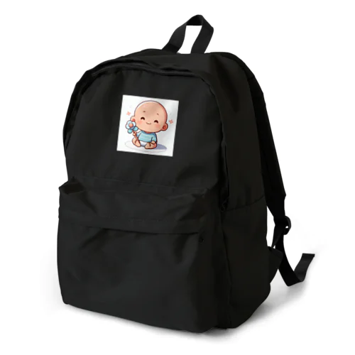 可愛らしい赤ちゃん、笑顔🎵 Backpack