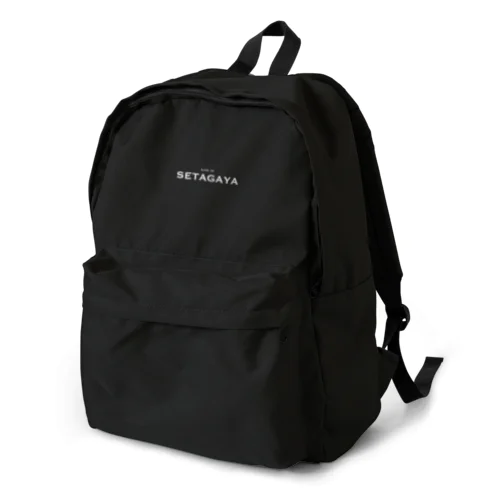 世田谷グッズ　ホワイトlive in setagaya ロゴ Backpack