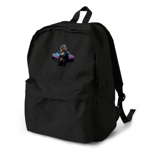 サイバーパンク スポーツカー Lady Backpack