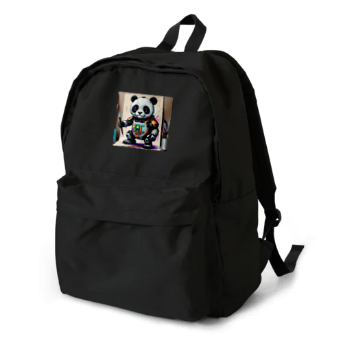 新しい冒険が始まる！このかわいいロボットパンダ Backpack