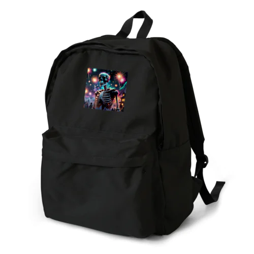 花火を楽しむ骸骨 Backpack