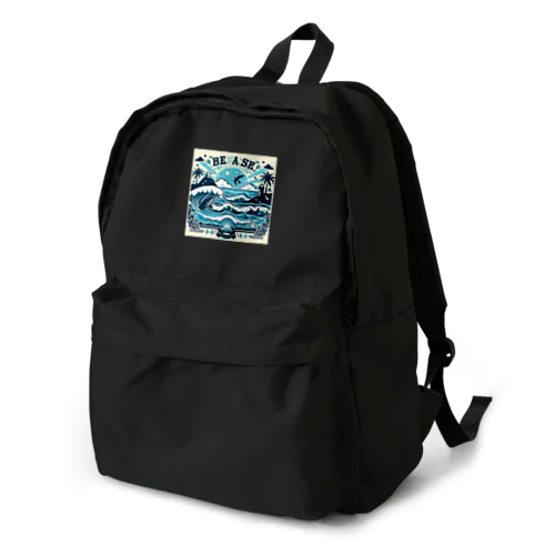 青い海 Backpack