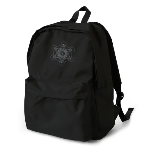 シンプル　「Metatron’s Cube」 Backpack