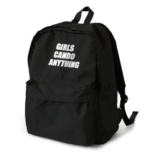 can do anything (white) Backpack