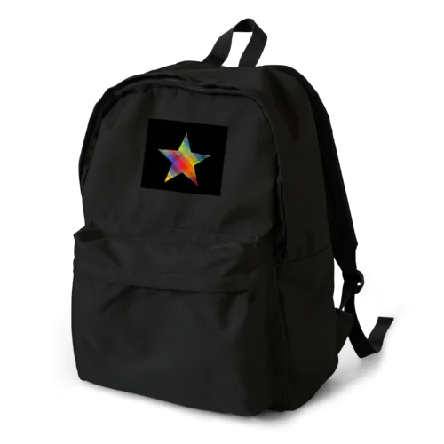 虹×スター×虹（ブラック） Backpack