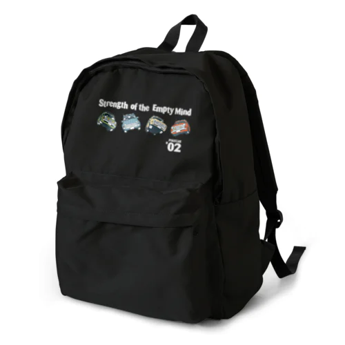 レトロカー#02(白ロゴ） Backpack