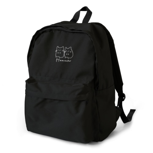 ご機嫌と不機嫌なHamusutar-白小- Backpack