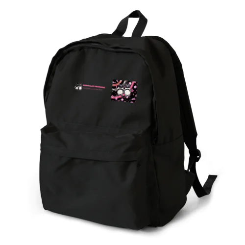 ふたごの桜フンボルトペンギン(ボエボエロゴつき) Backpack