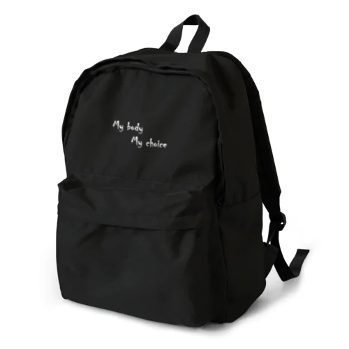 My body My choice (white letter) Backpack