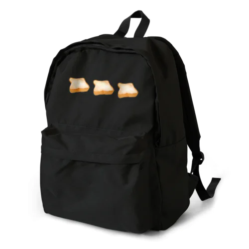 ふわふわ食パン/3枚(ゆるふわイラスト) Backpack