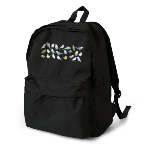 あつまれセキセイインコちゃん【まめるりはことり】 Backpack