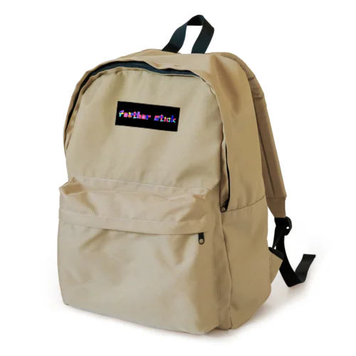 フェザースティック　文字ロゴ Backpack