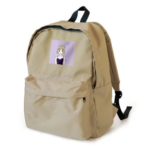 Ms. Blonde Short Hair Backpack