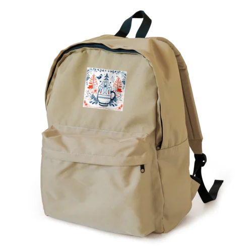 花の詩カップ(The Flower Poetry Cup) Backpack