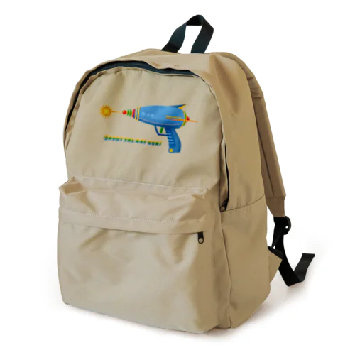 Shoot the ray gun! Backpack