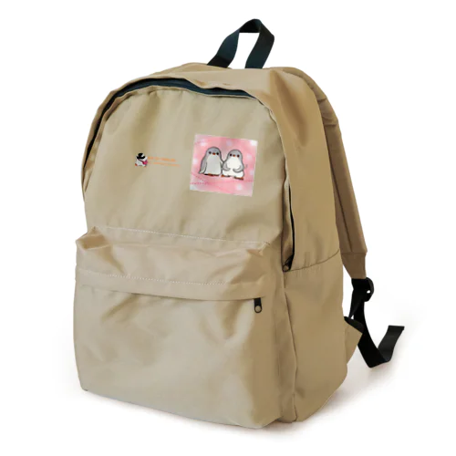 ふたごのジェンツーペンギン(キラキラロゴつき) Backpack