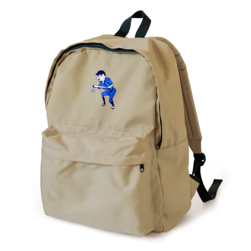 この夏おすすめ！野球デザイン「バント」＜文字なし＞（Tシャツ・パーカー・グッズ・ETC） Backpack