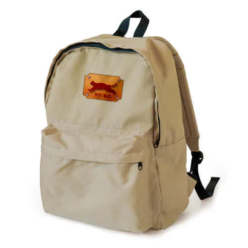 焼印　ねこプレート Backpack