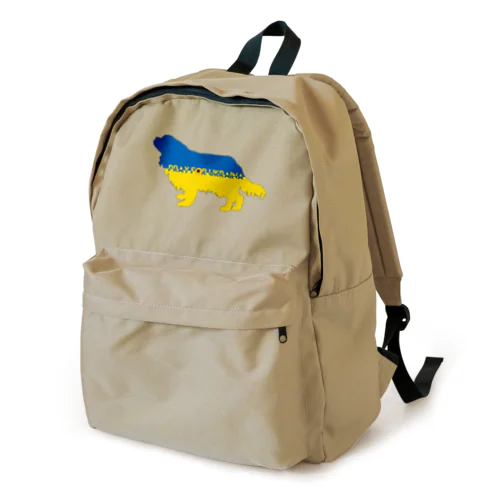 🇺🇦ウクライナ緊急チャリティー🇺🇦キャバリア Family＊cavalier_PrayForUkraina Backpack