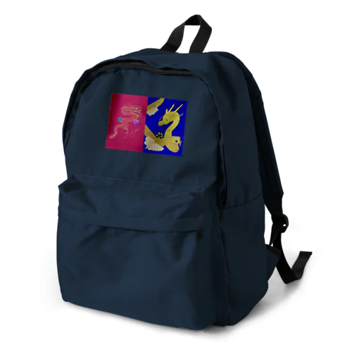 黃金龍と赤龍コラボ Backpack