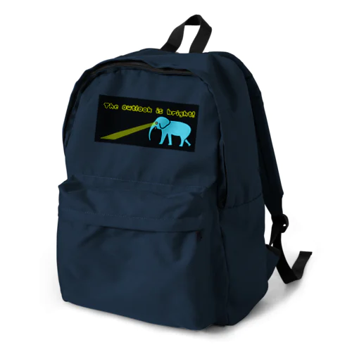 普通に目が光るゾウ Backpack