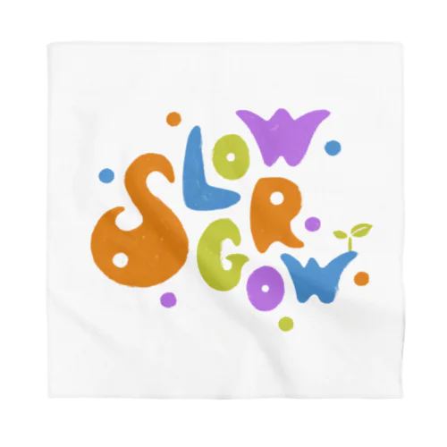 Slow Grow バンダナ