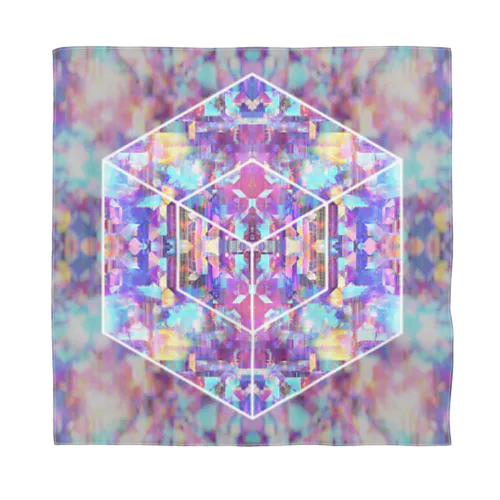 Holographic cube バンダナ