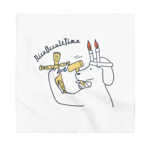 ナイスオカルトタイム🕯️(犬) Bandana