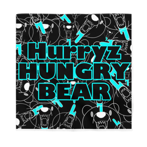 Hurryz HUNGRY BEARシリーズ バンダナ