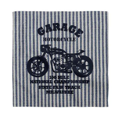 武骨なバイクデザイン(ヒッコリー) Bandana