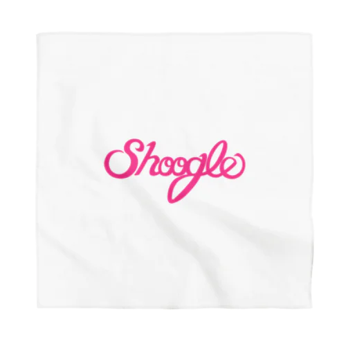 Shoogle(シューグル)ロゴ ピンク バンダナ