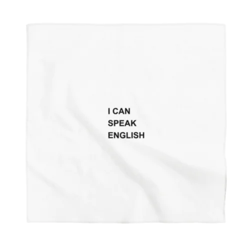 I CAN SPEAK ENGLISH Bandana