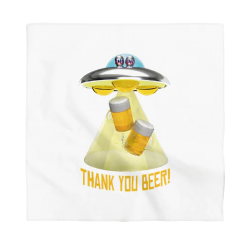 ビール泥棒👽🍻👽（飲酒運転ダメ。ゼッタイ。） Bandana