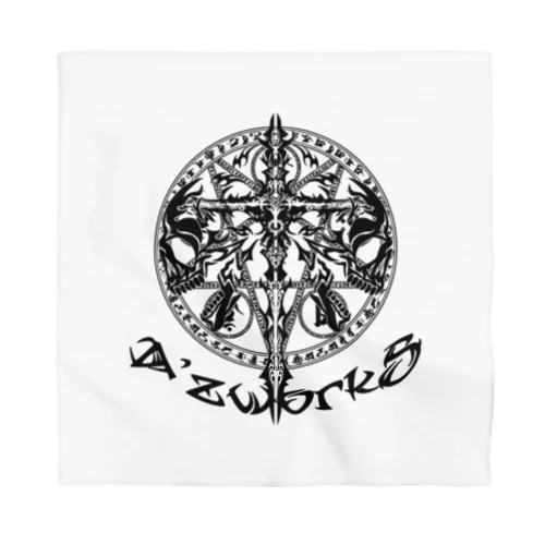 TRIBALCROSS BLK Bandana