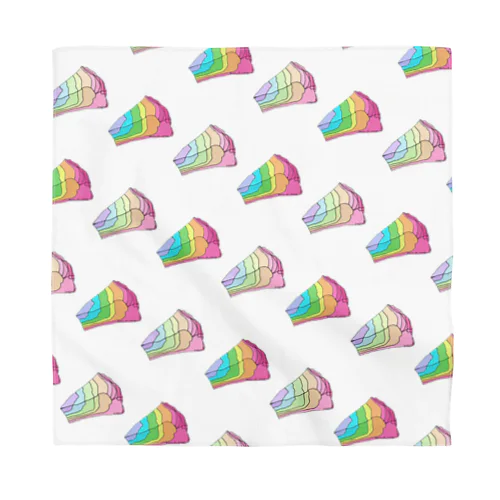 rainbow cake  Bandana