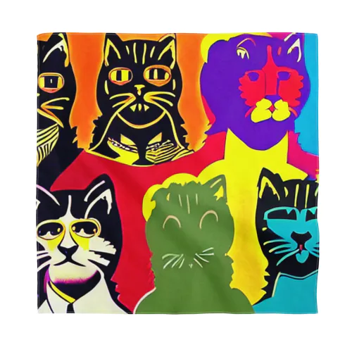 昨日突然家に猫が来た、しかも6匹 Bandana