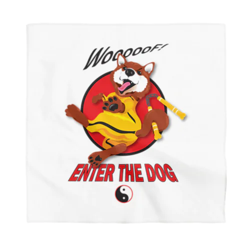 Enter the Dog- Dog Kung Fu! Bandana