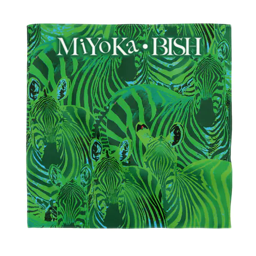 LightGreen Zebra by MiYoKa-BISH バンダナ