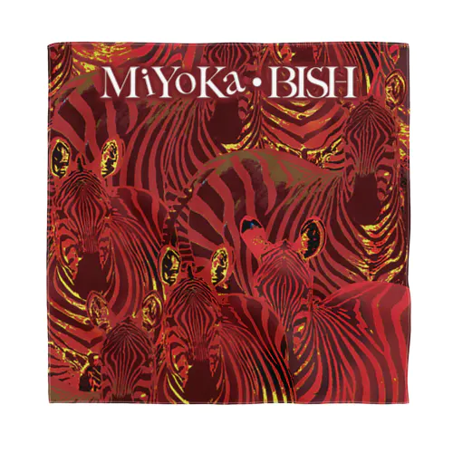 Red Zebra by MiYoKa-BISH バンダナ