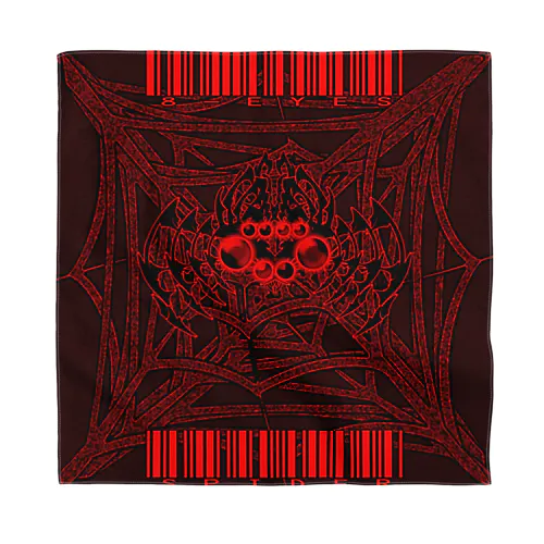 8-EYES SPIDER RED Bandana